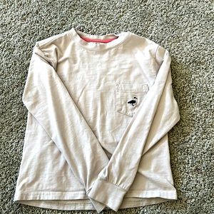 Properly Tied gray/tan long sleeve pocket T-shirt